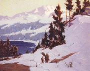 Elmer Wachtel Convict Lake,n.d. oil painting on canvas